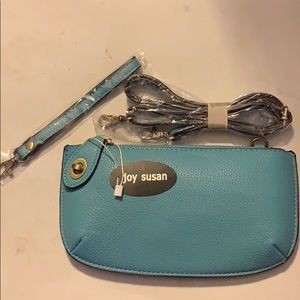Joy Susan Bags - Joy Susan Convertible Clutch Wristlet Light Blue Joy Susan Bags - Joy Susan Convertible Clutch Wristlet Light Blue